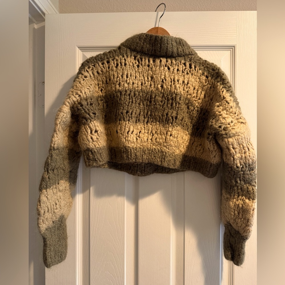 Frisson Knits Crop Sweater